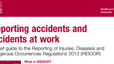 Rules change for reporting accidents at work – People Management Magazine Online