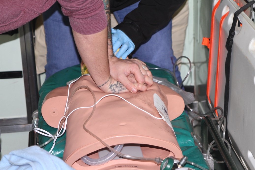CPR ambulance bag valve mask