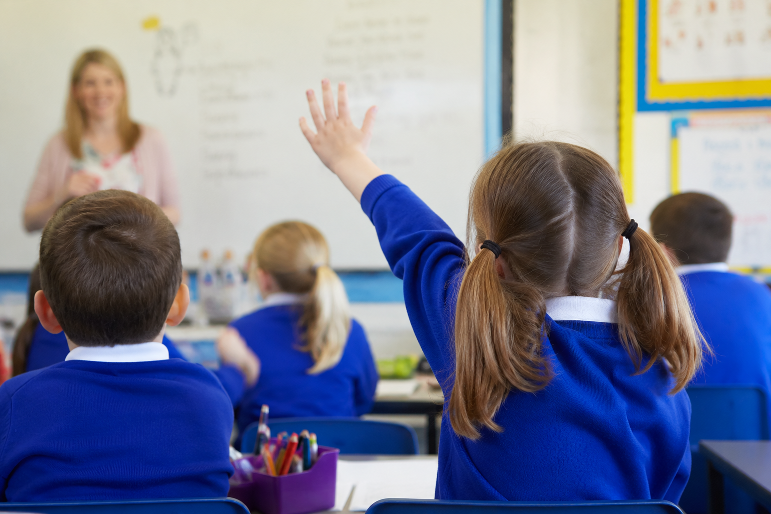 benedicts law allergy guidance School children learning in a classroom, highlighting allergy awareness and Benedict's Law